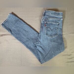 Levi’s 312 Shaping Slim Jeans Women’s 30 Blue Mid Rise Stretch Slim Fit Denim
